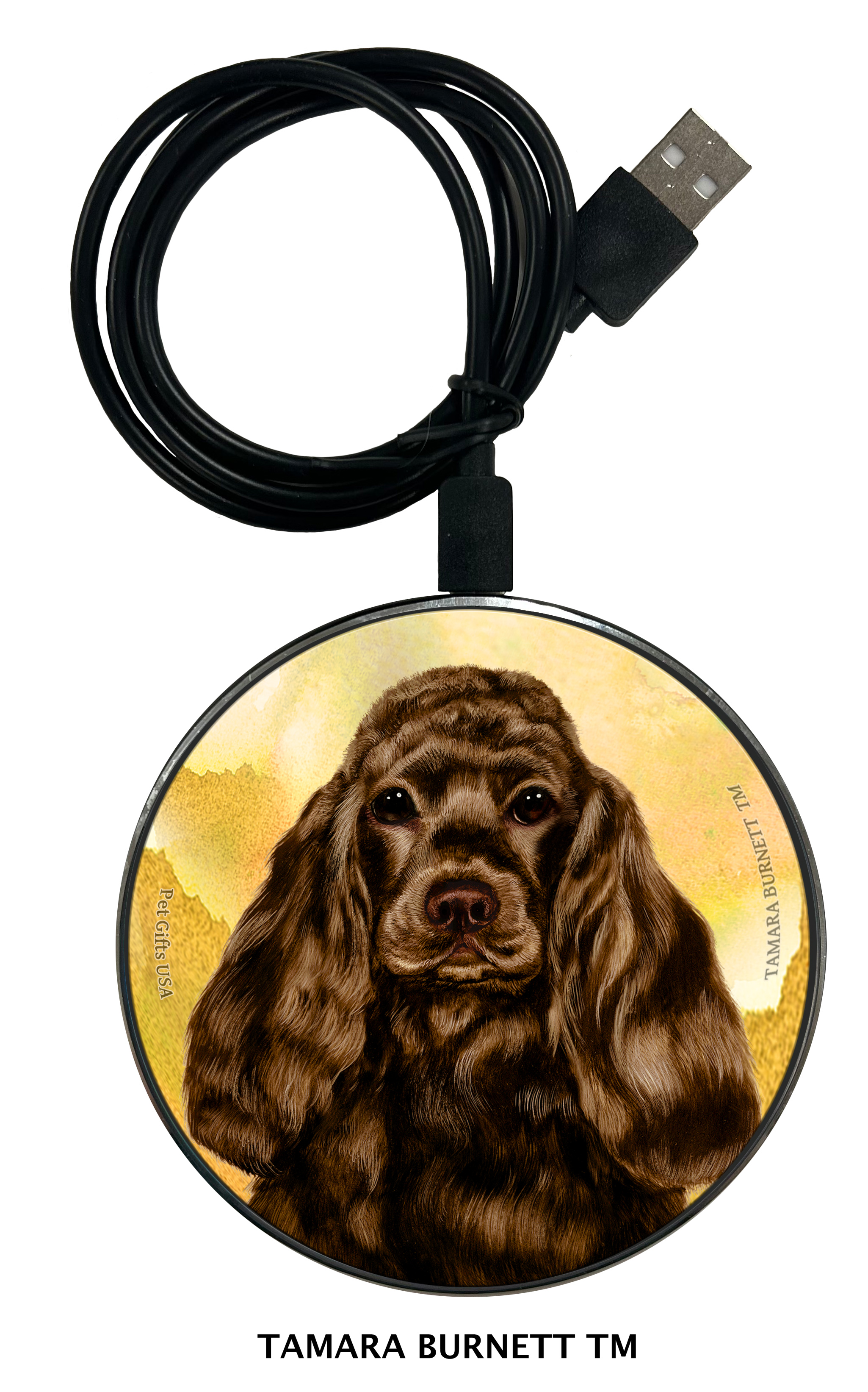 Cocker Spaniel Chocolate - Zoomies Phone Charger image